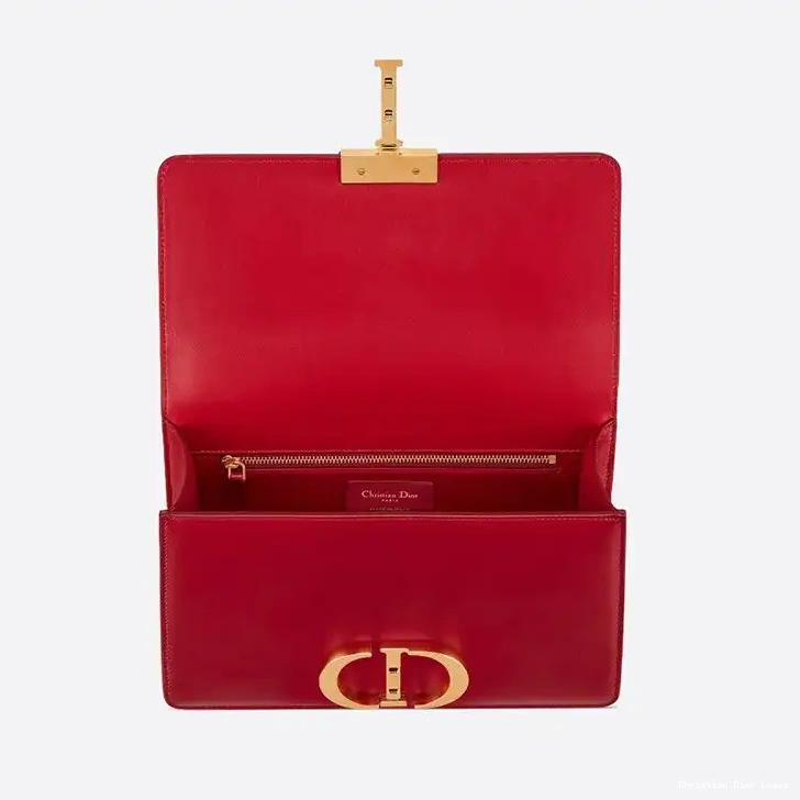 Cheap Dior Bag Box Red Montaigne 30 Calfskin 0324 Luxury